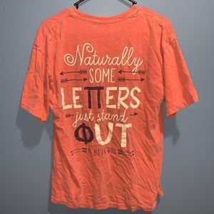 Comfort Colors Tops - Pi Beta Phi Tshirt Comfort Colors Tops - Pi Beta Phi Tshirt